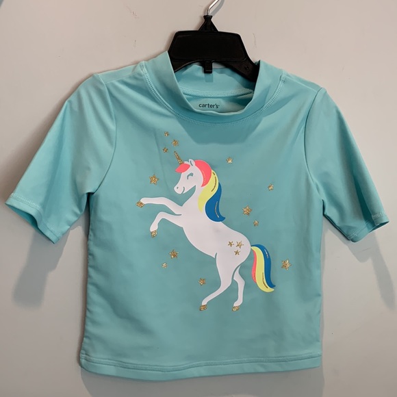 Carter’s Girls Swimsuit with matching Hat Size 4/5 - Picture 2 of 9